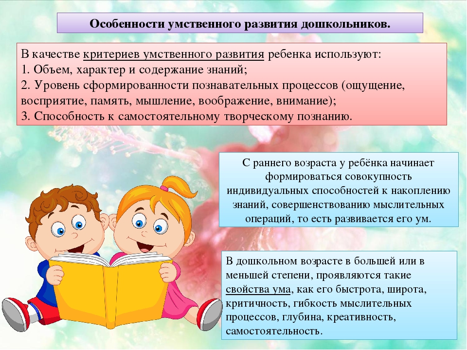 Умственное развитие ребенка
